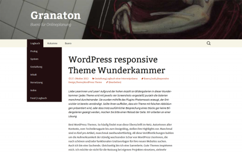 Twenty Thirteen WordPress Responsive Theme
